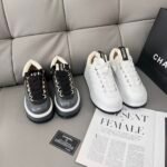 Chanel 25SS Top Luxury Embroidered Thick Loafers-Grey - Image 11
