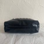 CHANEL 22 MINI HANDBAG Shiny Calfskin & Silver-Tone Metal Black - Bag - Image 4