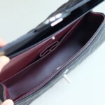 [TOP]Chanel Classic Flag Bag Medium Classic Double Flap Bag SO Black Crumpled Calfskin Silver Hardware - Bag - Image 16