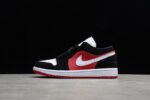 Jordan 1 Low Black White Gym Red (W) DC077 - Shoes - Image 2