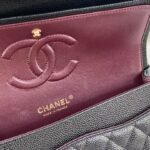 [TOP]Chanel Classic Flag Bag Classic Double Flap Black Caviar Gold Hardware - Bag - Image 11