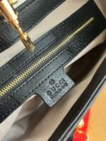 Gucci Small Jackie 1961 Bag in Horsebit Black Denim and GHW - Bag - Image 8