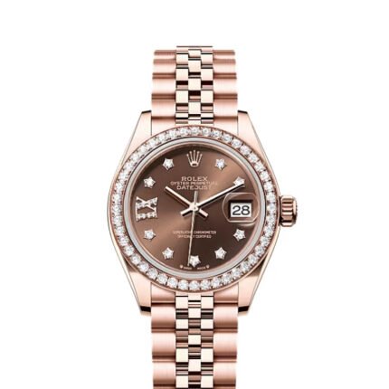 Rolex Datejust Rolex watch, Oystersteel, Rose Gold, Diamonds, Classic Size
