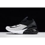 NIKE AIR MAX 270 FLYKNIT WHITE/BLACK AO102 - Shoes