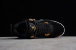 Air Jordan 4 Royalty Black/Metallic Gol - Shoes - Image 10