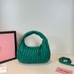 Miu Miu Wander matelassé nappa leather hobo bag handbag - Bag - Image 5