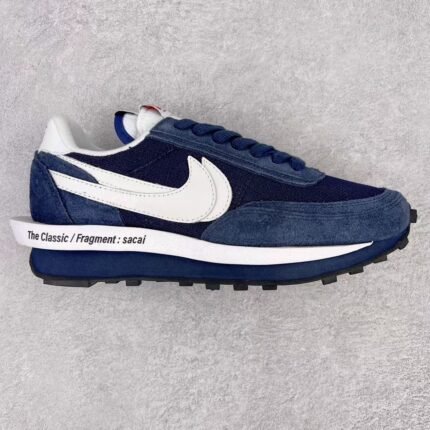 Nike Fragment Design x sacai x LDV Waffle 'Blackened Blue' - Shoes
