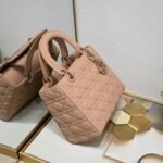 Dior Medium Lady Dior Bag Blush Ultramatte Calfskin - Bag