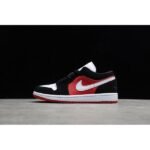 Jordan 1 Low Black White Gym Red (W) DC077 - Shoes