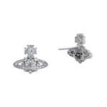 Vivienne Westwood Women's Narcissa Silver Earrings - Platinum/White - Accessories - Image 2