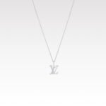 Louis Vuitton LV Medium Pendant White Gold And Diamonds - Necklace