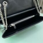 [TOP]SAINT LAURENT Loulou small quilted leather shoulder bag black - Bag - Image 7