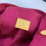 LOUIS VUITTON LV Monogram Vintage Pink Denim Shoulder Handbag - Image 7