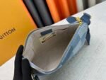 Louis Vuitton Pochette Accessories XL Damier Denim 3D cotton canvas - Denim Blue - Image 7