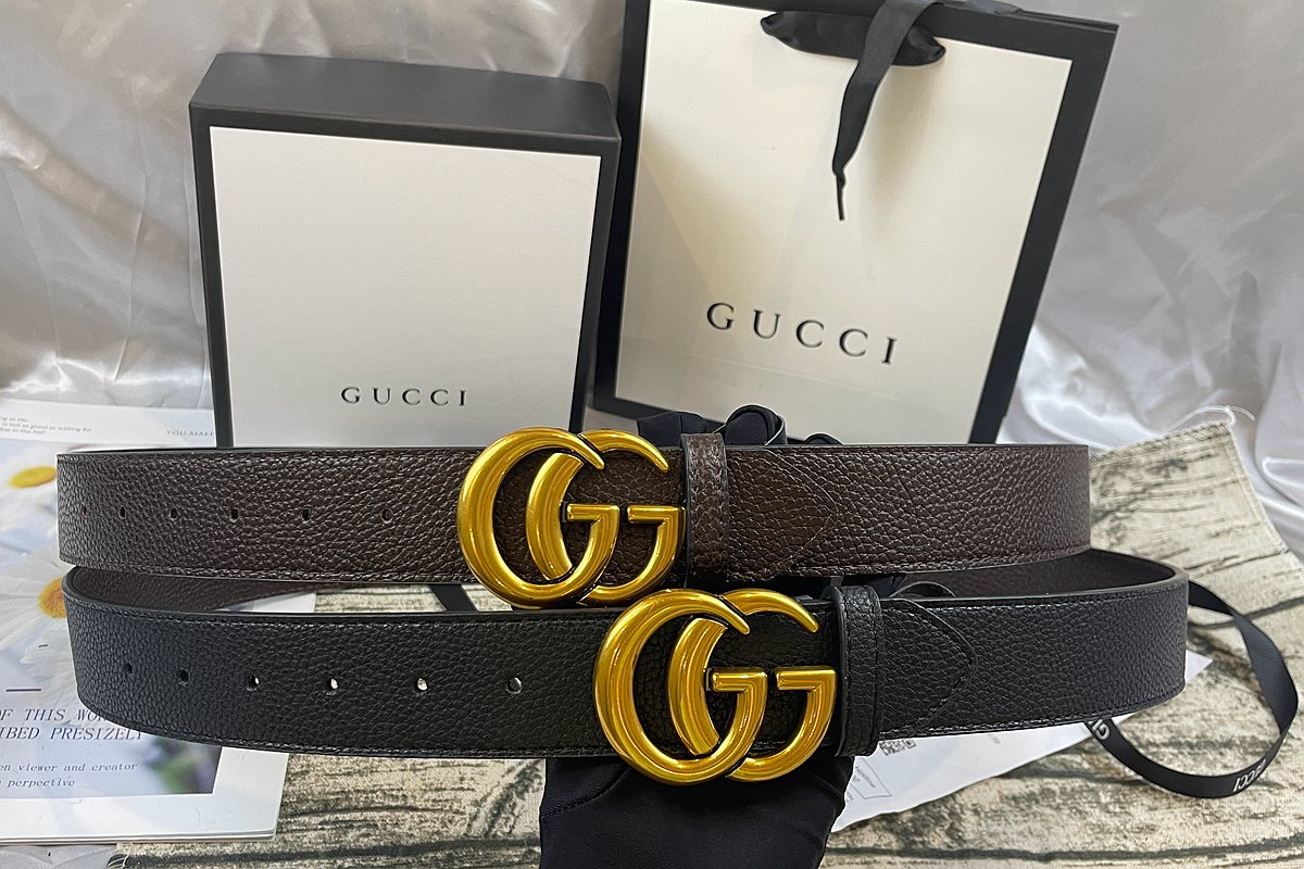 6b88833ab5cff1d95b78ef31955dc06d Gucci Initiales Reversible Belt 38mm (No box) - Accessories - Image 1
