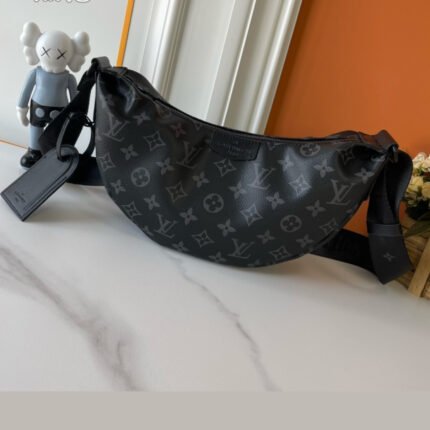 Louis Vuitton Hamac Black Flower Trumpet Handbag
