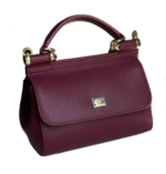 [TOP] Dolce & Gabbana Sicily Handbag - Burgundy Bag - Image 12