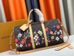 Louis Vuitton x Murakami LV x TM Keepall Bandoulière 45 Monogram Canvas Leather - Image 2