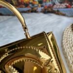 [TOP] Dolce & Gabbana Mini Tote Bag - Gold Bag - Image 7