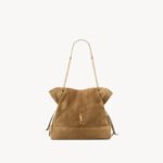 Saint Laurent JAMIE SHOPPING Medium in suede GOLDEN LEAF - Bag