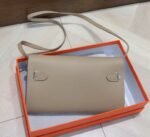 Hermes Kelly Wallet to Go Gold Hardware - Image 2