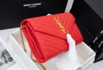 Saint Laurent YSL Cassandre Envelope - Red - Image 3