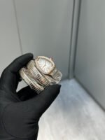 Bvlgari Serpenti Tubogas Watch, Rose gold, Diamonds, Diameter: 35mm - Image 5