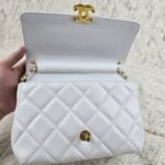 Chanel 24A Pearl Small Flap Bag-White - Bag - Image 4