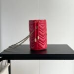 Gucci GG marmont mini bucket bag Red - Bag - Image 3