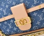 Louis Vuitton Dauphine Soft GM Monogram denim - Denim Blue - Image 8