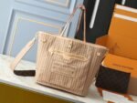 Louis Vuitton Neverfull Bandoulière Inside Out MM Size Khaki Bag - Image 3