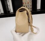 Chanel Classic Double Flap Bag Yellow Caviar Golden Hardware - Bag - Image 5