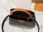 Louis Vuitton Capucines Taurillon leather - Chocolate / Quartz / Tan - Image 7