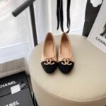 Chanel Patent Calfskin Ballet Flats Vntage Beige- Shoes - Image 7