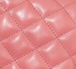 CHANEL Shiny Aged Calfskin Quilted Nano Kelly Shopper Pink - Bag - Image 8