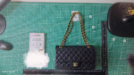 [TOP]Chanel Classic Flag Bag Classic Double Flap Black Caviar Gold Hardware - Bag - Image 15