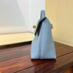 Hermes 2424 Togo Swift Gold Hardware Blue - Bag - Image 3