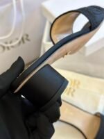 Dior Dway Heeled Slide Sandals Slippers - Shoes - Image 8