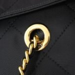 Prada Tessuto Impuntu Quilted Flap Shoulder Black Bag - Image 18