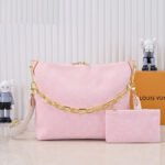 Louis Vuitton Coussin Hobo MM Pink Denim Bag