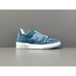 [TOP] Louis Vuitton Trainer Blue - Shoes