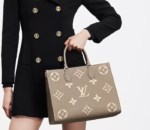 LOUIS VUITTON LV Monogram Canvas Onthego MM Dove Gray - Bag - Image 3
