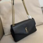 Saint Laurent Small Calfskin Calypso Shoulder Bag - Image 11