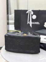 [TOP]CHANEL 25 Small Handbag Grained Calfskin & Gold-Tone Metal Black -Bag - Image 10