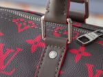 Louis Vuitton Keepall Bandoulière Monogram Glow coated canvas Gray/Pink - Bag - Image 7