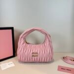 Miu Miu Wander matelassé nappa leather hobo bag handbag - Bag - Image 2