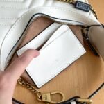 Gucci GG Marmont Small shoulder Bag White - Bag - Image 8