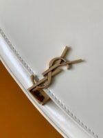Saint Laurent Voltaire mini leather shoulder bag-White - Bag - Image 6