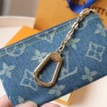 Louis Vuitton LV Denim Key Pouch - Image 6