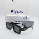 Prada Sunglasses Black Rectangle - Accessories - Image 2